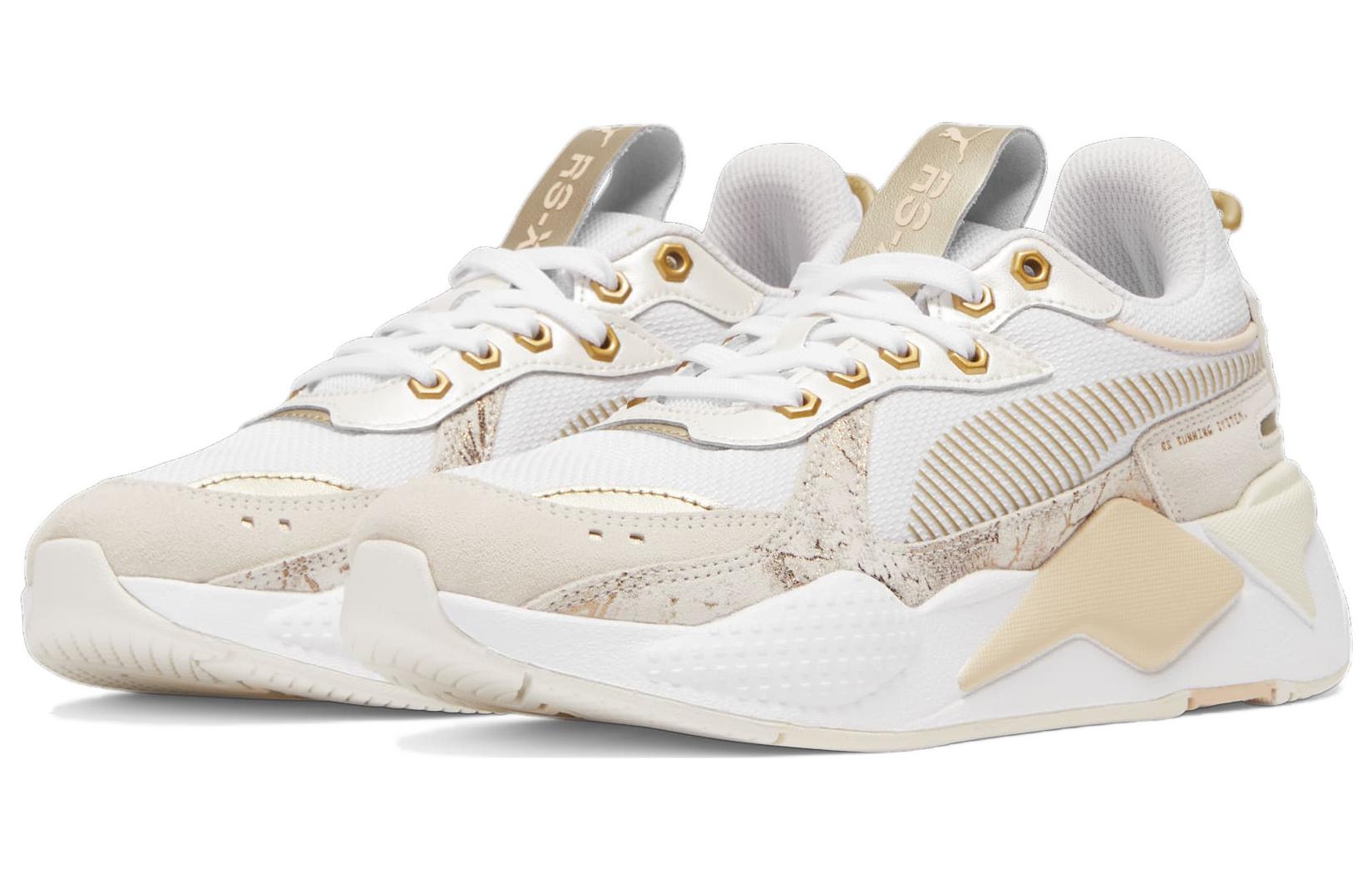 (WMNS) PUMA Rs-X Glimmer Sneakers 'White Beige' 397089-01