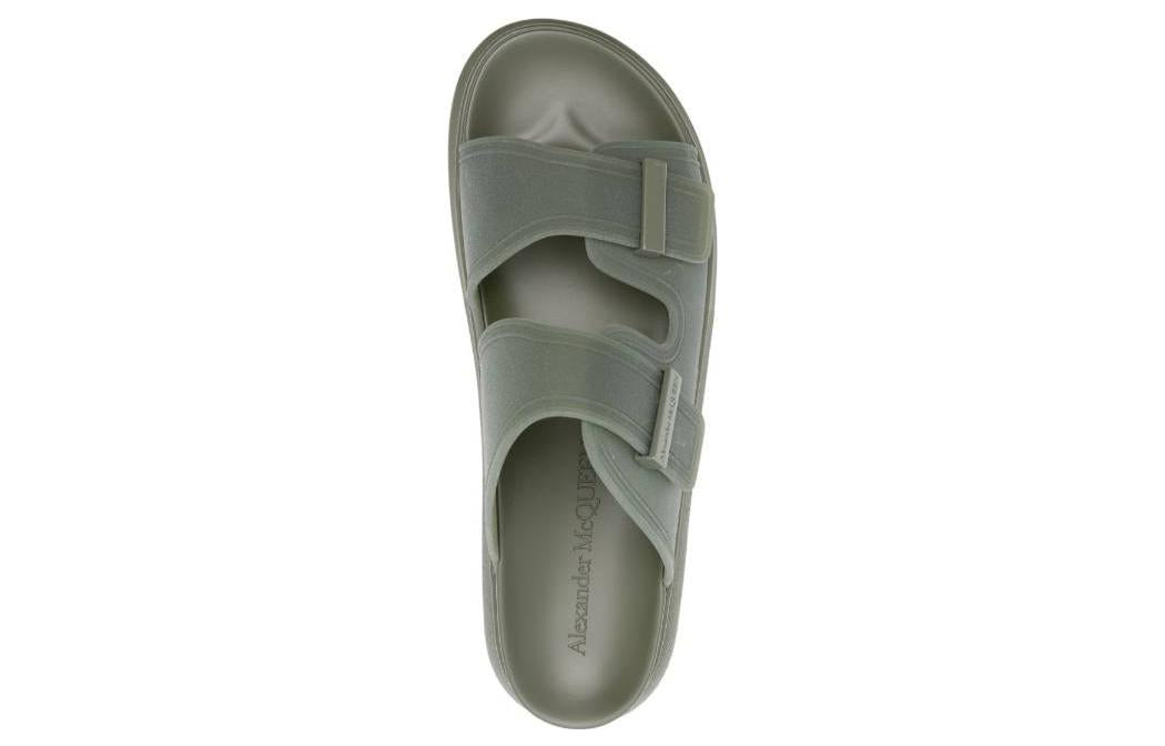 Alexander McQueen Hybrid Sandals 'Olive' 663563W4TM63211