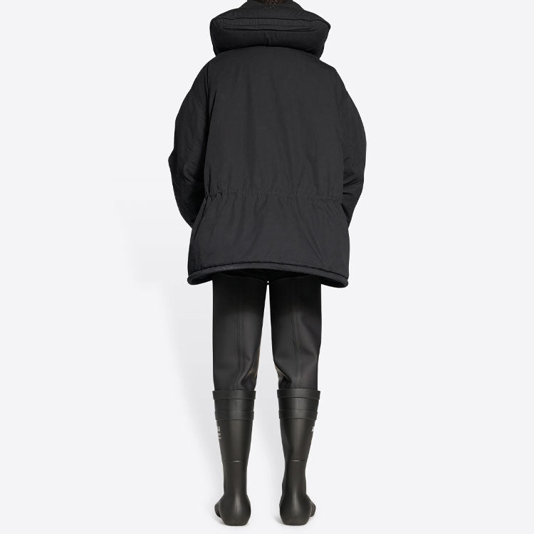 Balenciaga Hooded Travel Parka 'Black' 704500TLP031000