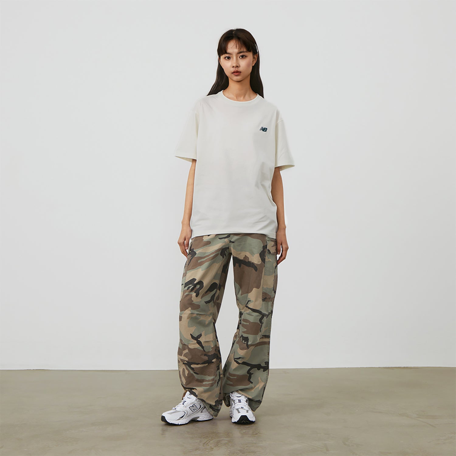 New Balance NB Athletics T-Shirt Asia Sizing 'White' AMT42315-CIC