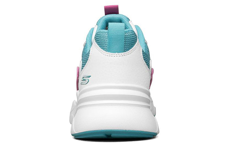 (WMNS) Skechers Bob's Bamina Low-Top White/Blue 117041-WBPK