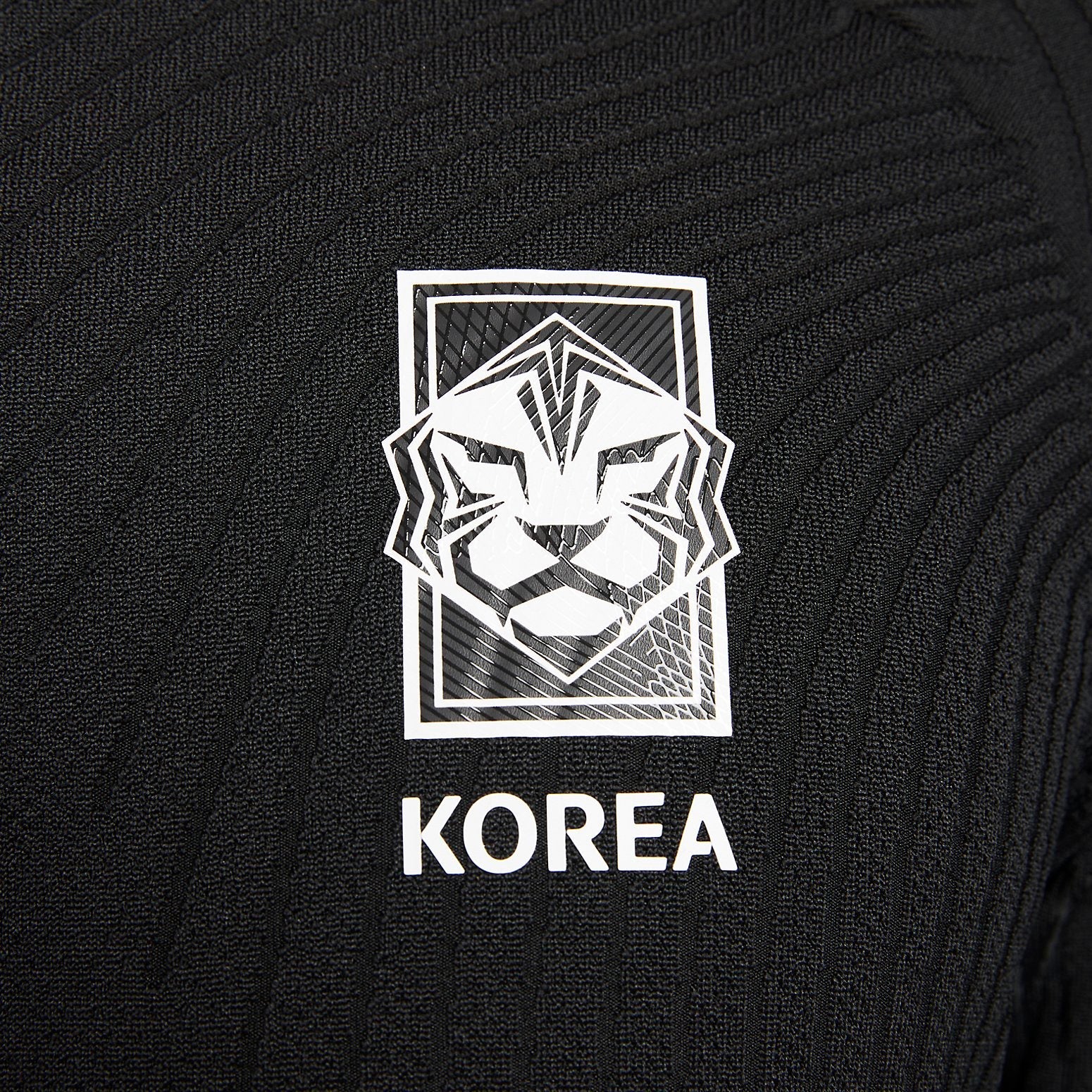 Nike Dri-FIT Korea Soccer Jersey 'Black Red' DN1197-010