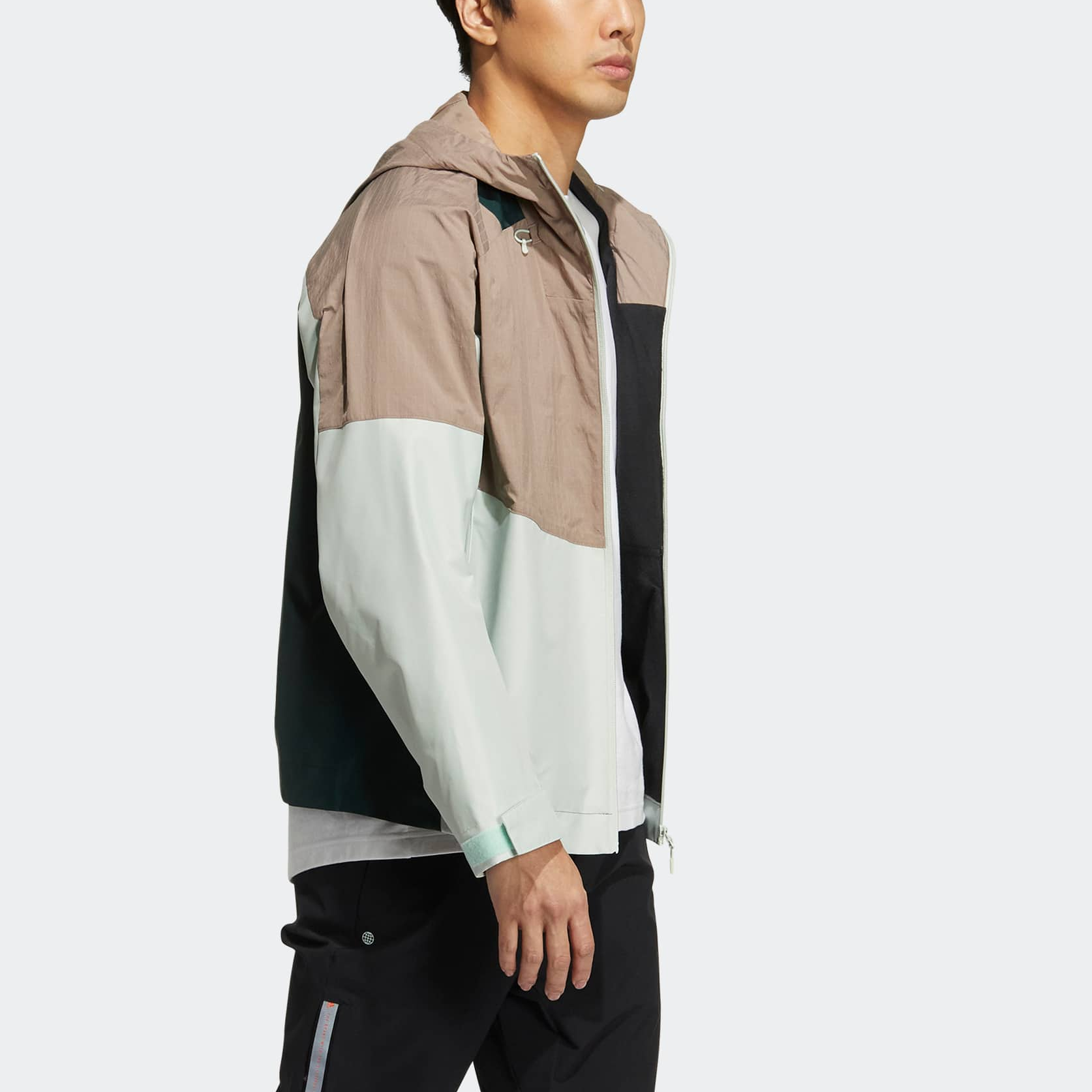 adidas Th Vis Wvjkt Hooded Jacket 'Brown White' HN9044