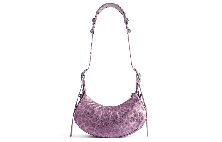 (WMNS) Balenciaga Le Cagole XS Shoulder Bag With Leopard Print 'Pink' 6713092AAV75651