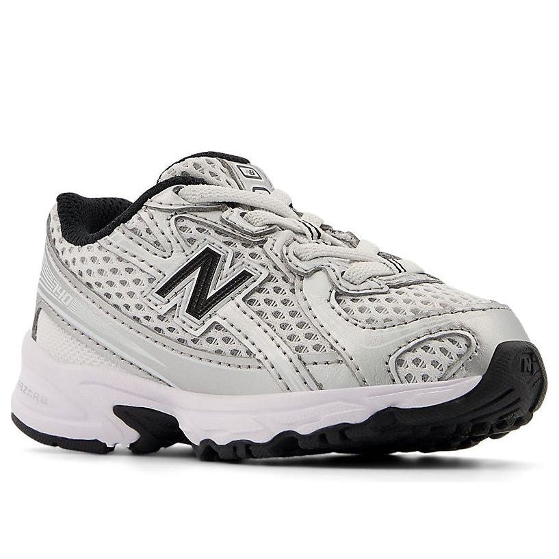 (TD) New Balance 740 Bungee Lace Toddler 'Silver Metallic Black' IZ740NW
