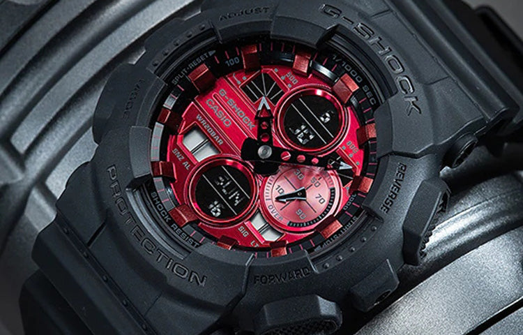 CASIO G-Shock Analog-Digital 'Black' GA-140AR-1APR-PERSON