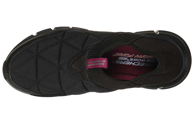 (WMNS) Skechers Bobs Sport B Flex Mighty Puff 'Black' 117111-BBK