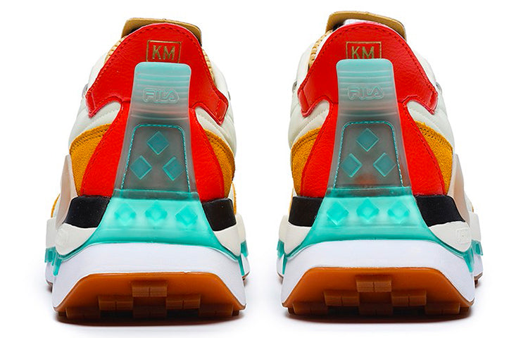 (WMNS) FILA KM Shoes 'White Yellow Orange' F12W233113FCG