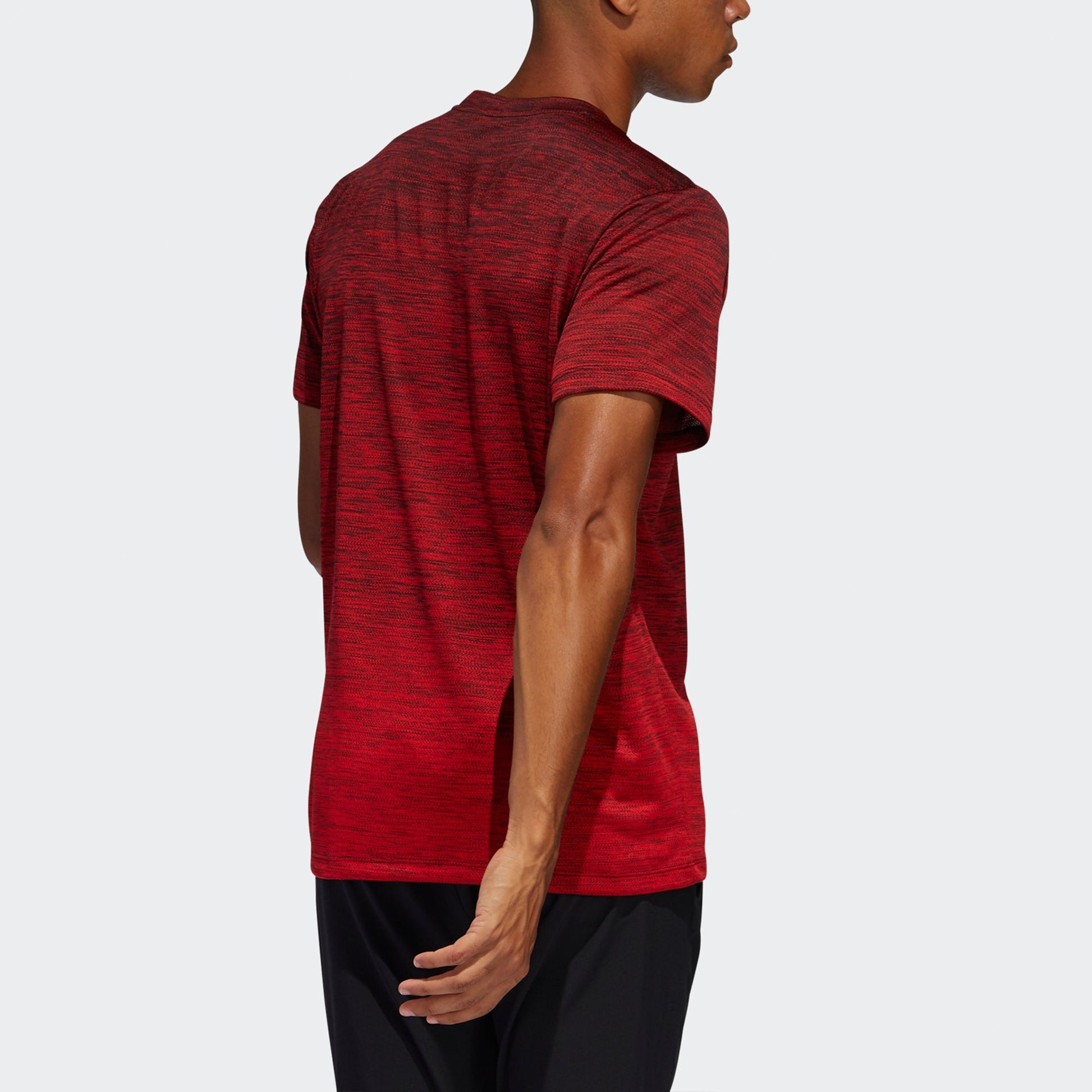 adidas Gradient Tee Casual Sports Breathable Round Neck Short Sleeve Red FL4395