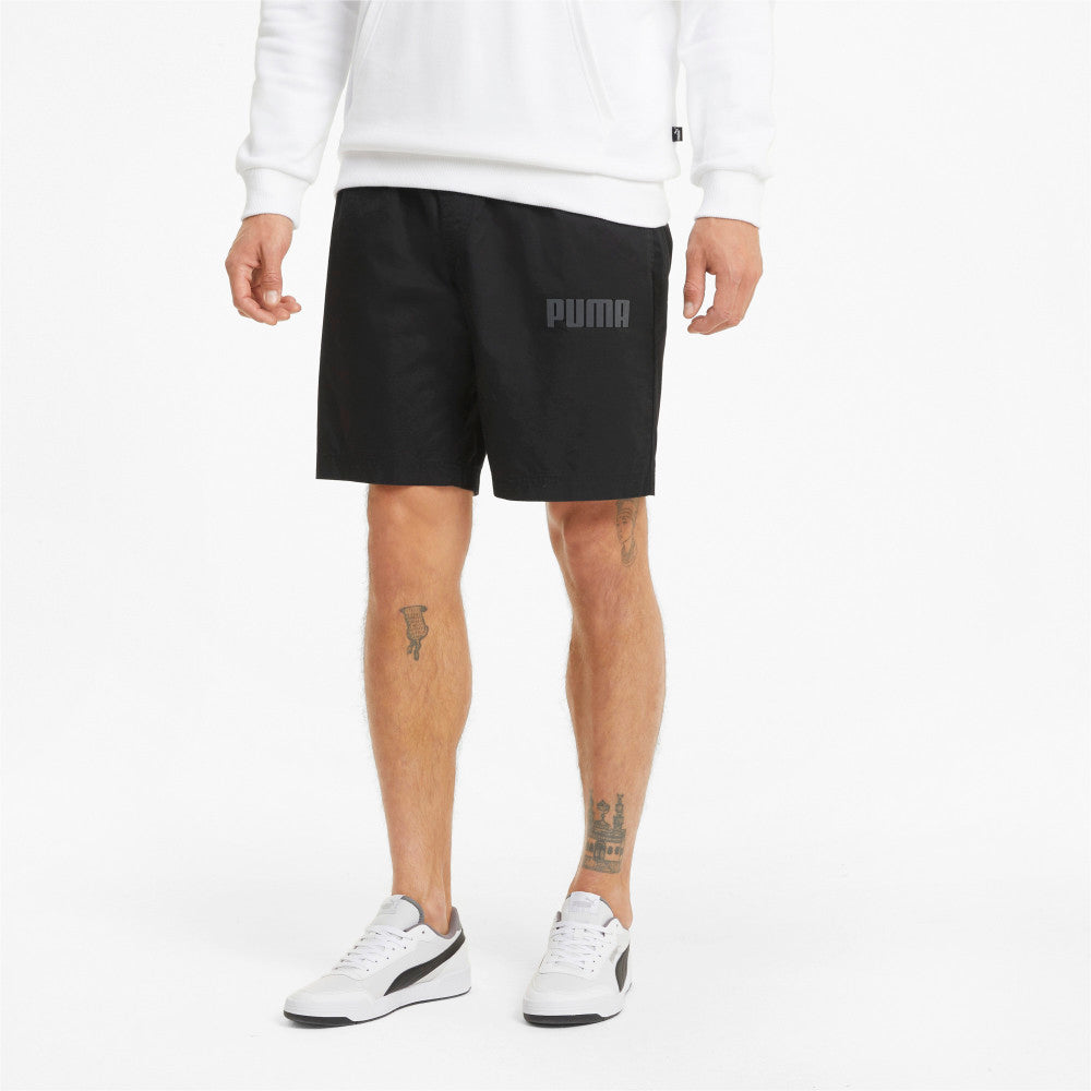 PUMA Modern Basics 8" Shorts 'Black Grey' 588813-01