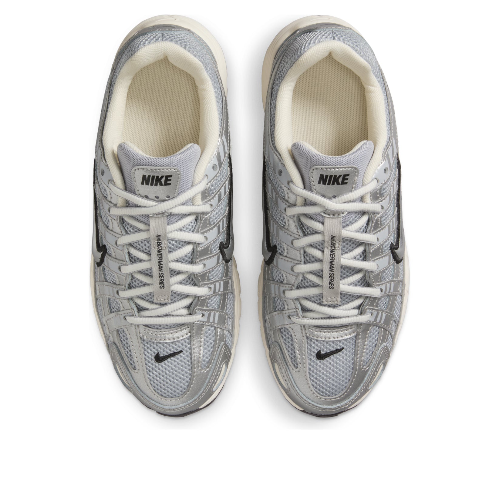 (GS) Nike P-6000 'Metallic Silver Black' HV5064-006