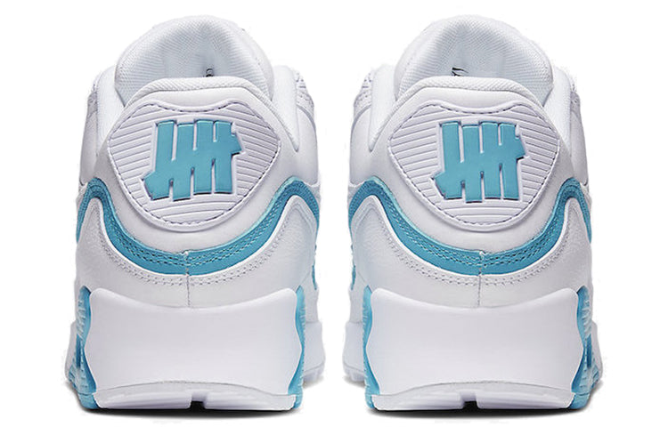 Nike x Undefeated Air Max 90 'White Blue Fury' CJ7197-102
