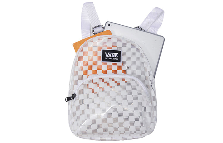 (WMNS) Vans Checkerboard Mini Backpack 'White' VN0A4DRQC13