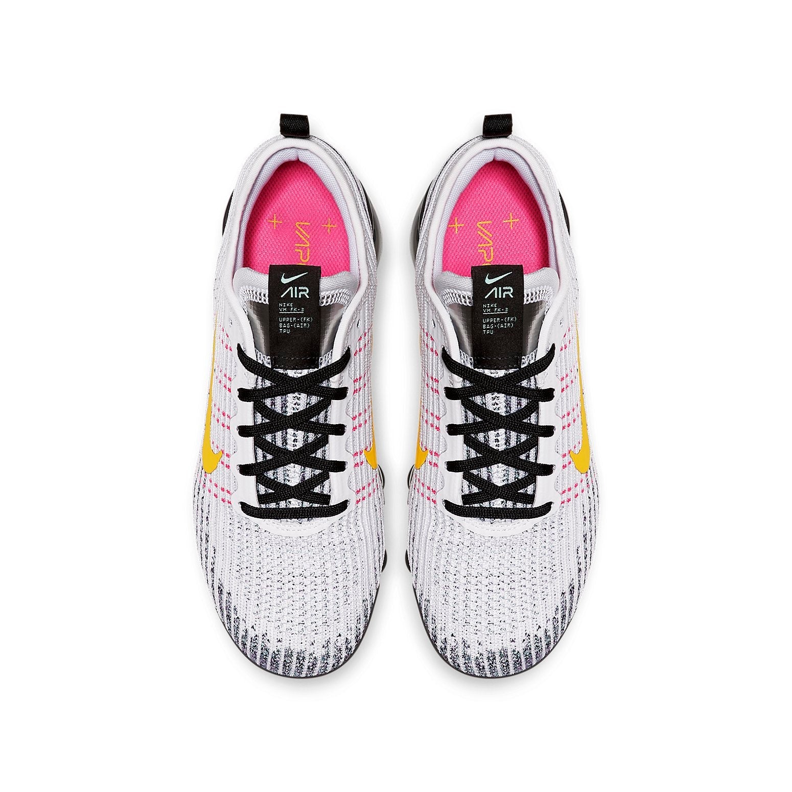 (GS) Nike Air VaporMax Flyknit 3 'White Dynamic Yellow' BQ5238-102