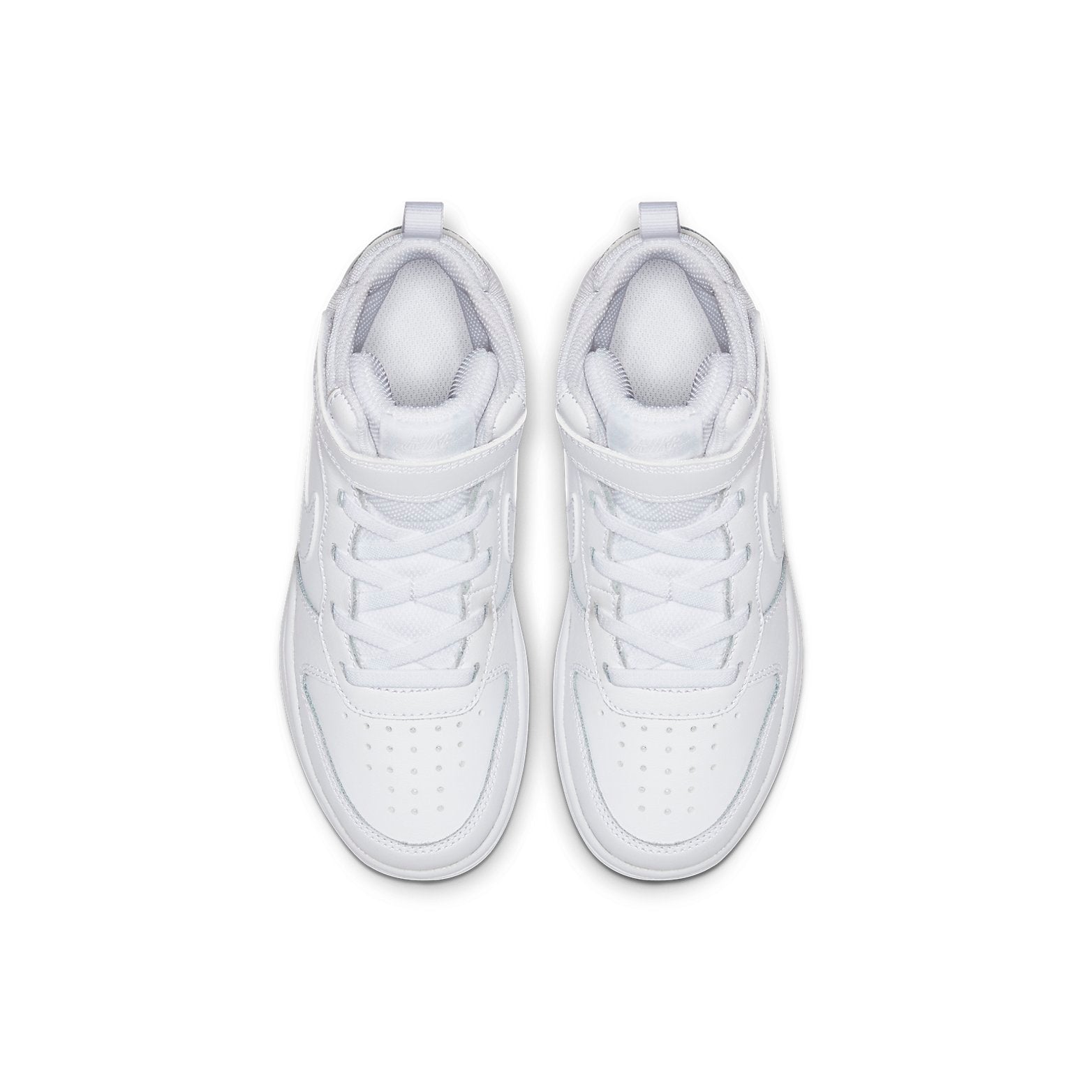 (PS) Nike Court Borough Mid 2Velcro 'Triple White' CD7783-100