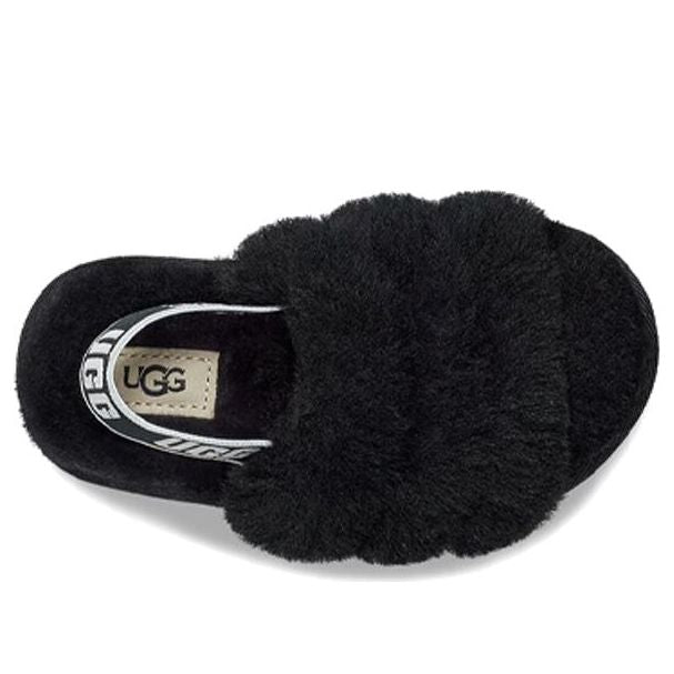 (TD) UGG Fluff Yeah Slide 'Black' 1098579T-BLK