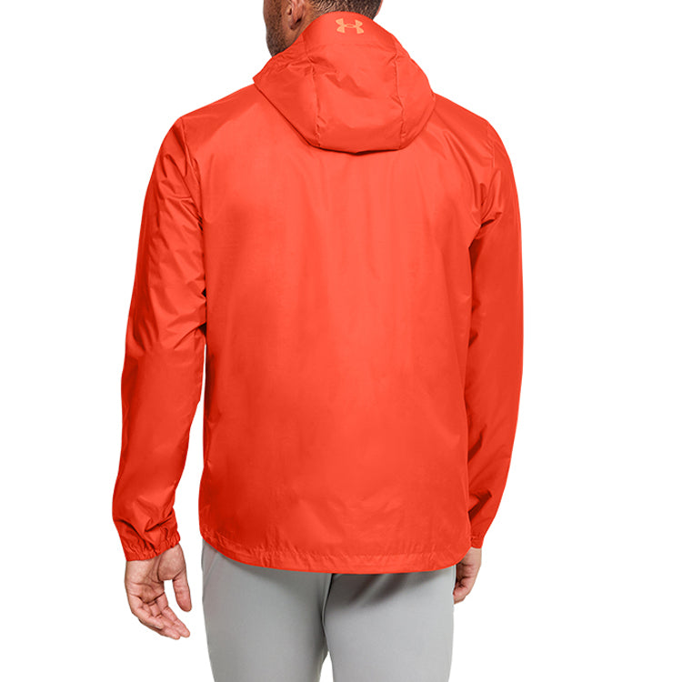 Men's Under Armour Forefront Rain Training Sports Jacket Red 1321439-856