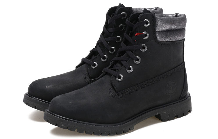 Timberland 6 Inch Waterville Double Collar Boots 'Black' A1QT1