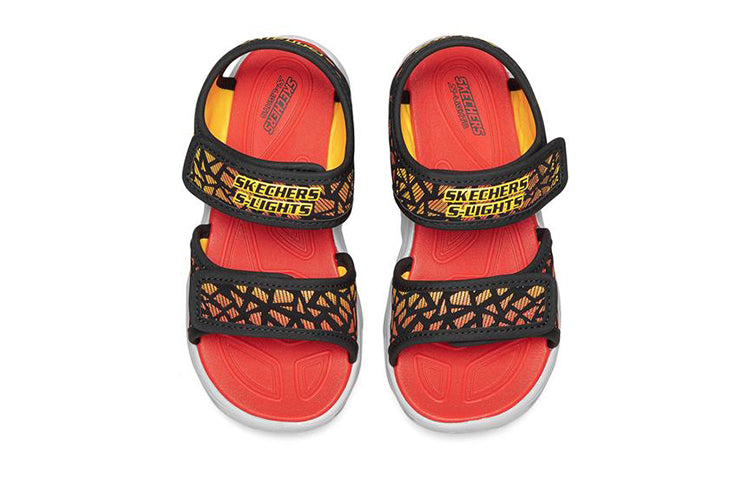 (GS) Skechers Hypno-Splash 'Orange Black' 402003L-BKRD