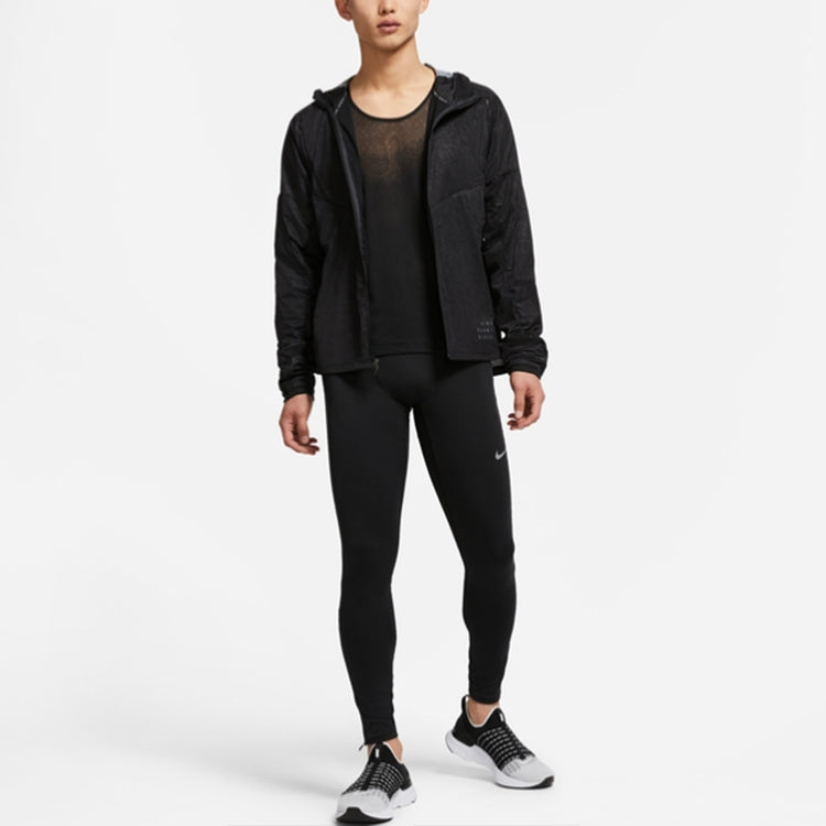 Men's Nike Casual Hooded Running Black Jacket DA0417-010