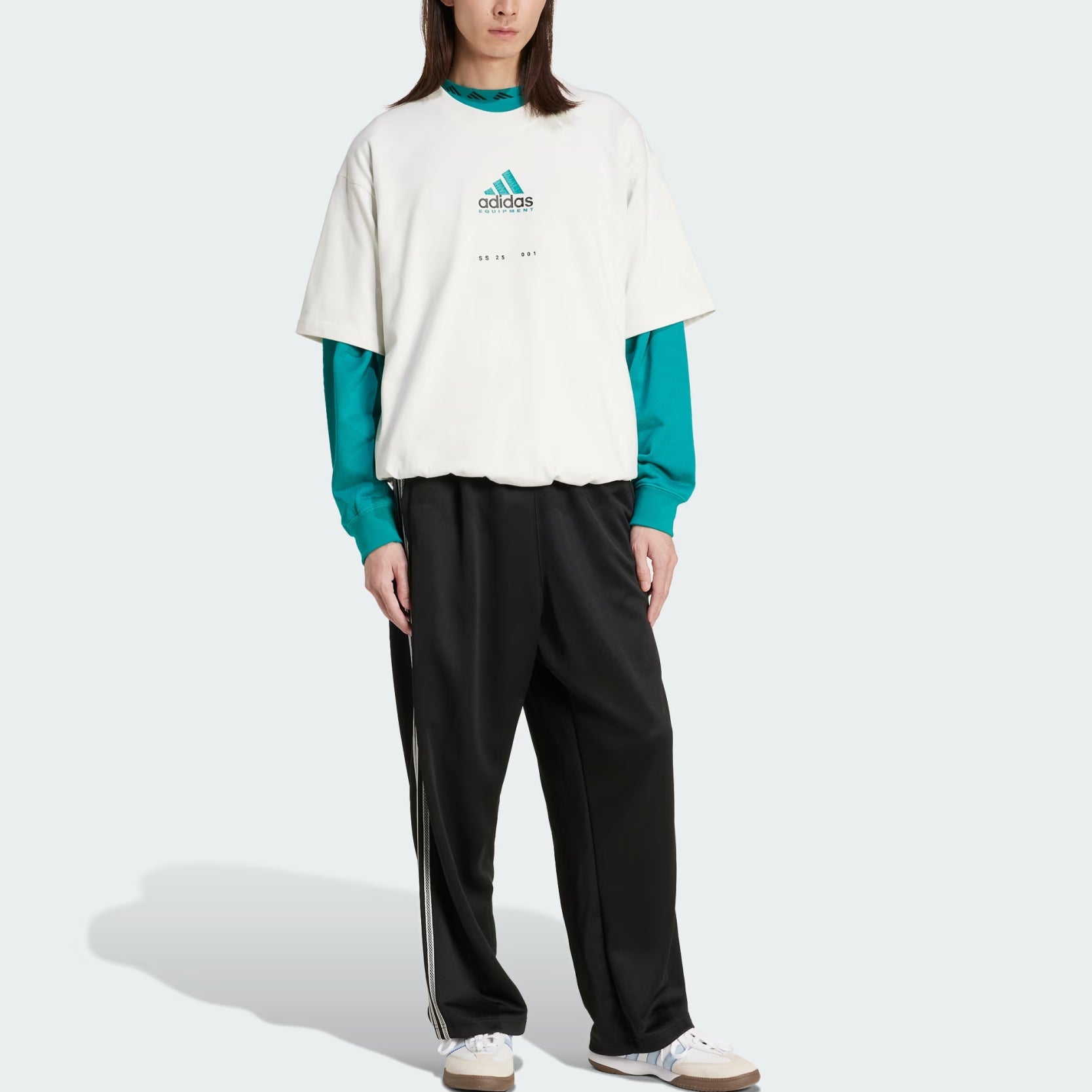 adidas EQT Graphic T-Shirt Asia Sizing 'Cream White' JN4845