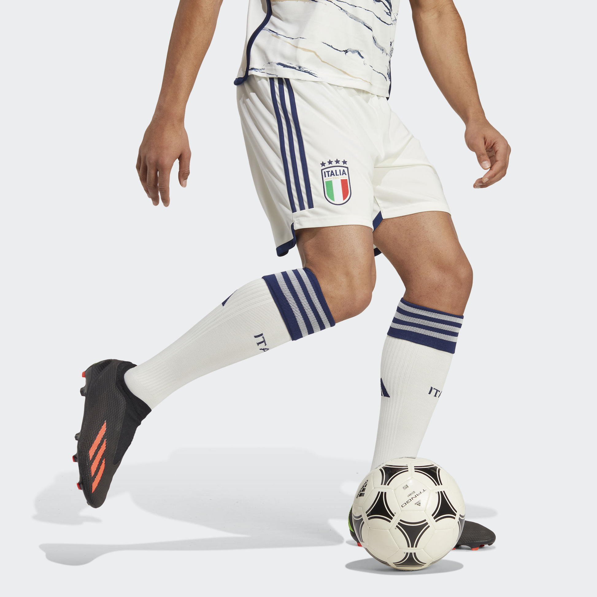 adidas Italy 23 Away Shorts 'Off White' HS9878