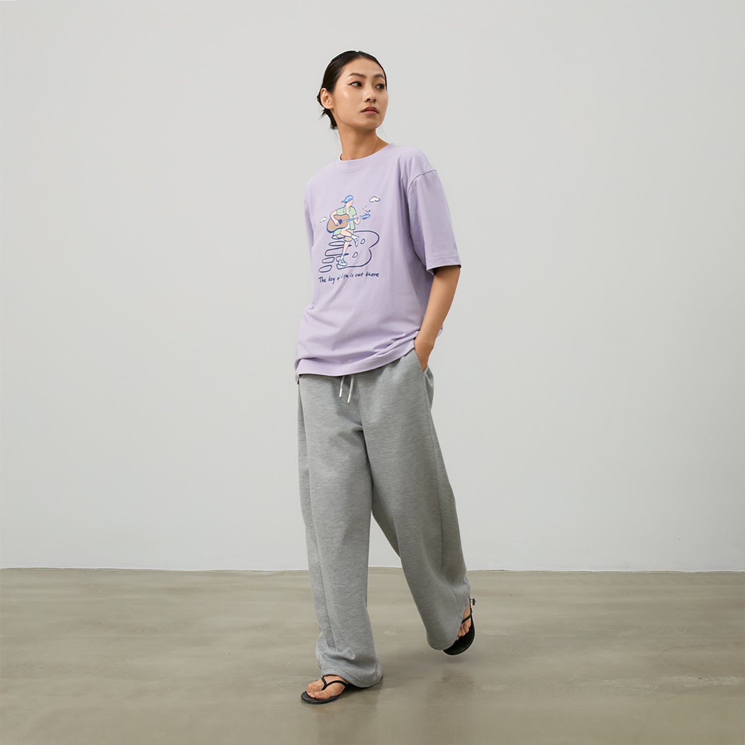New Balance x PK Guitar Graphic T-Shirt Asia Sizing 'Light Purple' NEE26021-DV