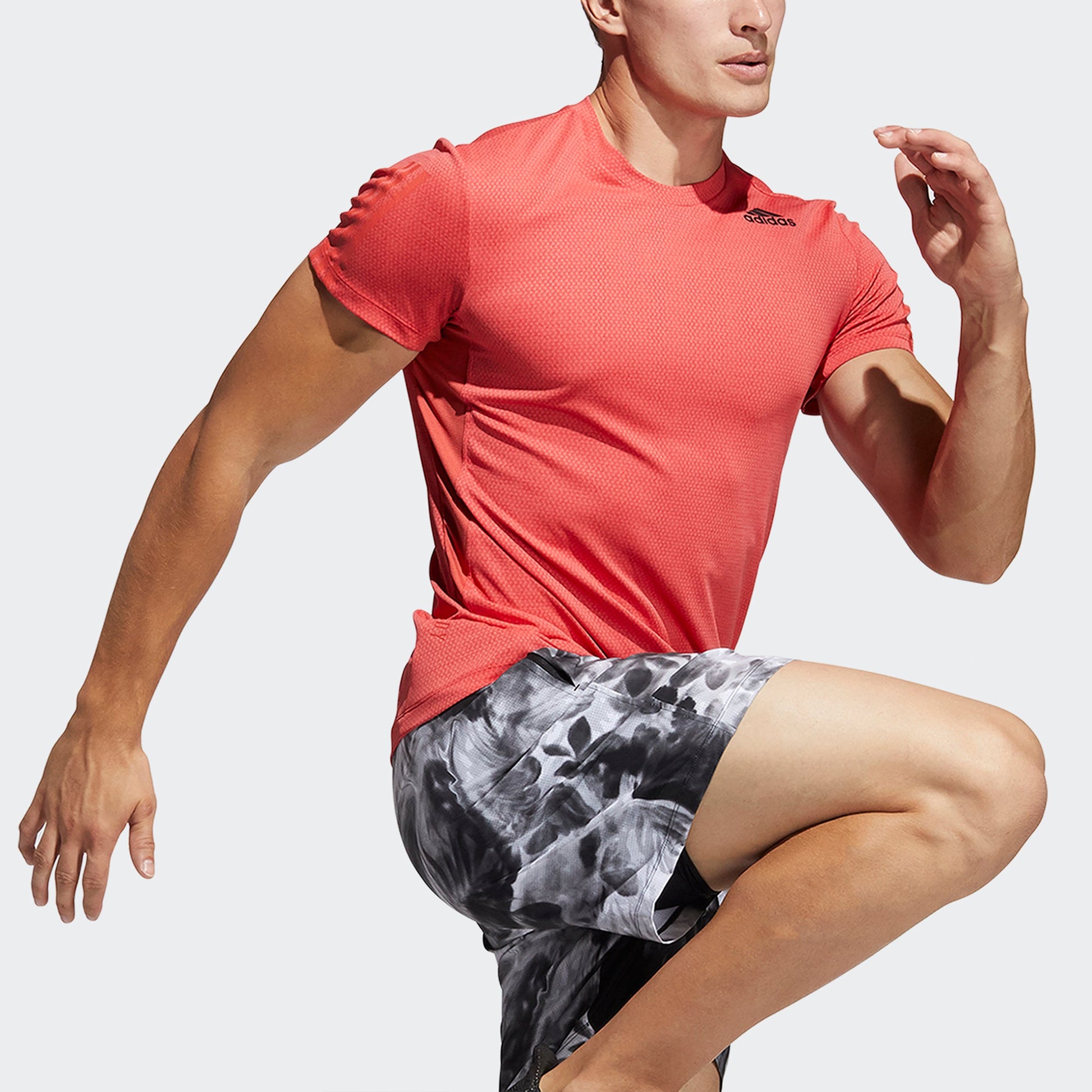 adidas H.rdy 3s Tee Intense Training Sports Short Sleeve Red GP7657