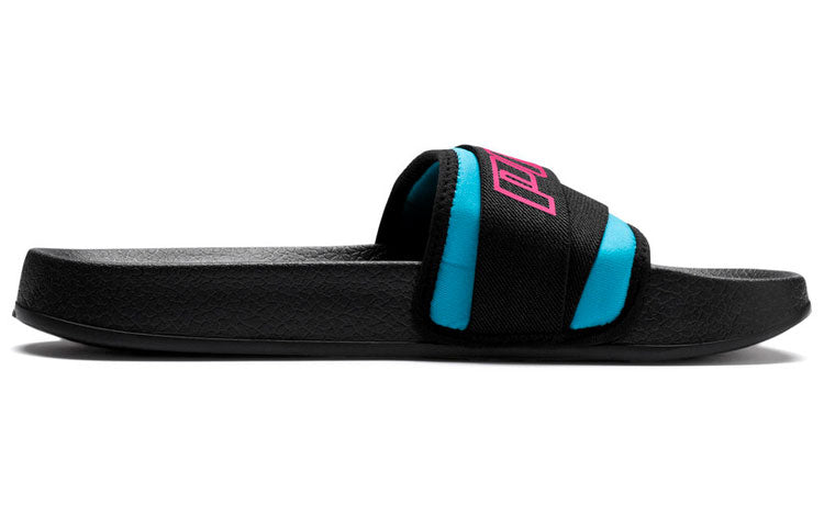 (WMNS) PUMA Leadcat Trailblazer Slide Black/Pink 369418-01