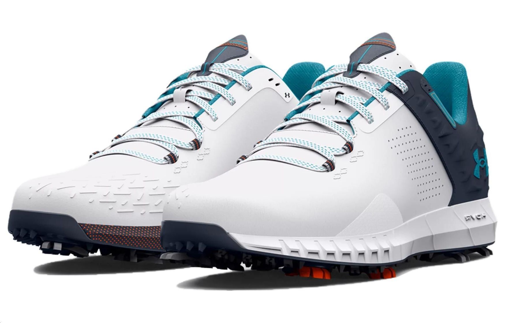 Under Armour HOVR Drive 2 Wide Golf Shoes 'White Teal' 3025078103