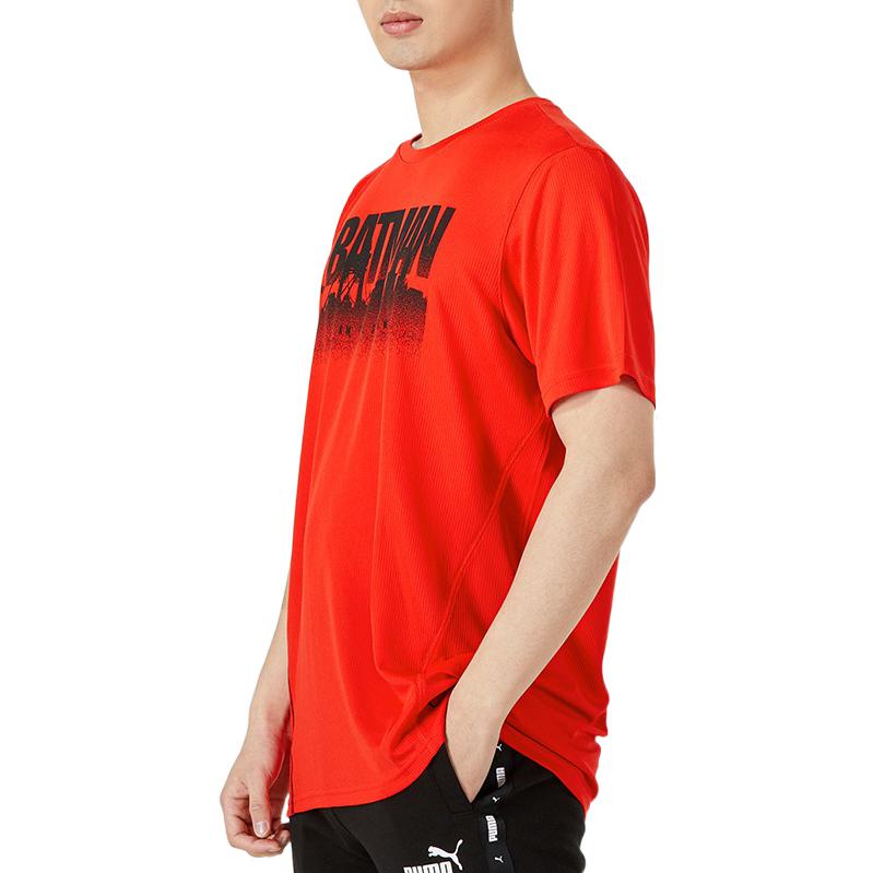 PUMA X Batman Performance Graphic Tee 'Red' 521211-88