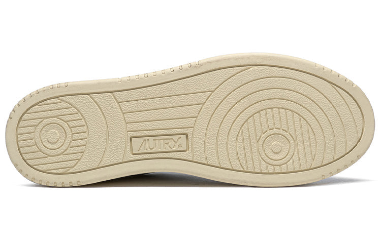 Autry Medalist Leather Low 'White Orange' AULM-LL24