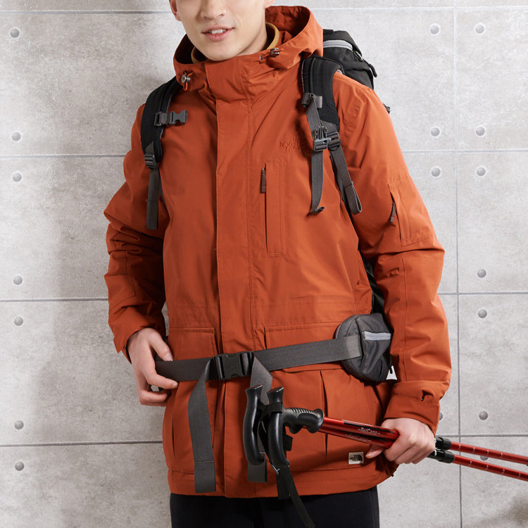 Men's THE NORTH FACE Outdoor waterproof Stay Warm Jacket Red 3VU9-BDN