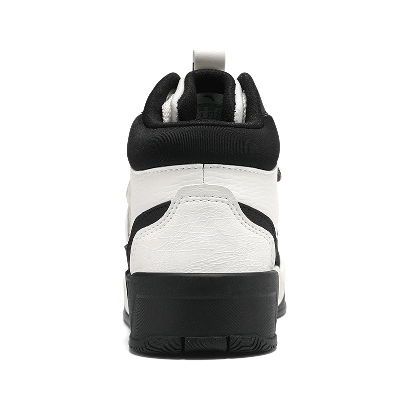 (WMNS) ANTA High Top Skateboarding Shoes 'Black White' 922348081-3