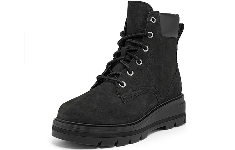 (WMNS) Timberland Cheyenne Valley Mid Wide Fit Boot 'Black Nubuck' A2JV7W