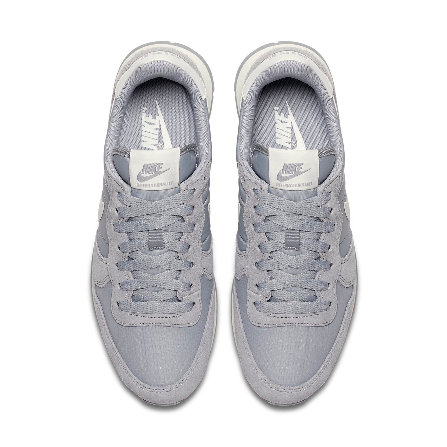 (WMNS) Nike Internationalist Mid 'Grey White' 828407-023