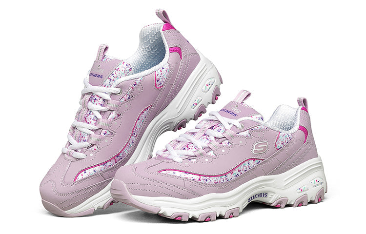 (WMNS) Skechers D'Lites Dad Shoes Red 149236-LVHP