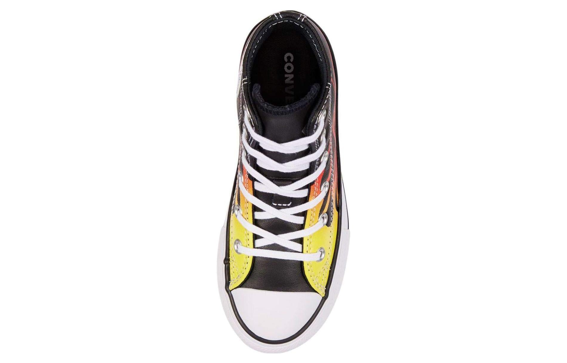 Converse Chuck Taylor All Star Flame Nero Mod 'Black Red' 665864C