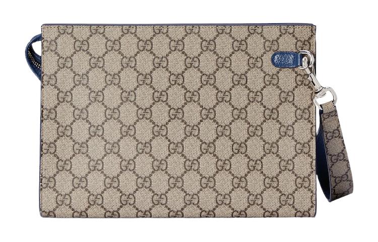 Gucci Pouch With GG Detail 'Beige Ebony Supreme' 768255-FACQC-9751