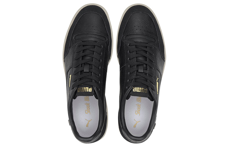 PUMA Ralph Sampson Mc Premium White/Gold/Black Low CasualBoard Shoes 374815-01