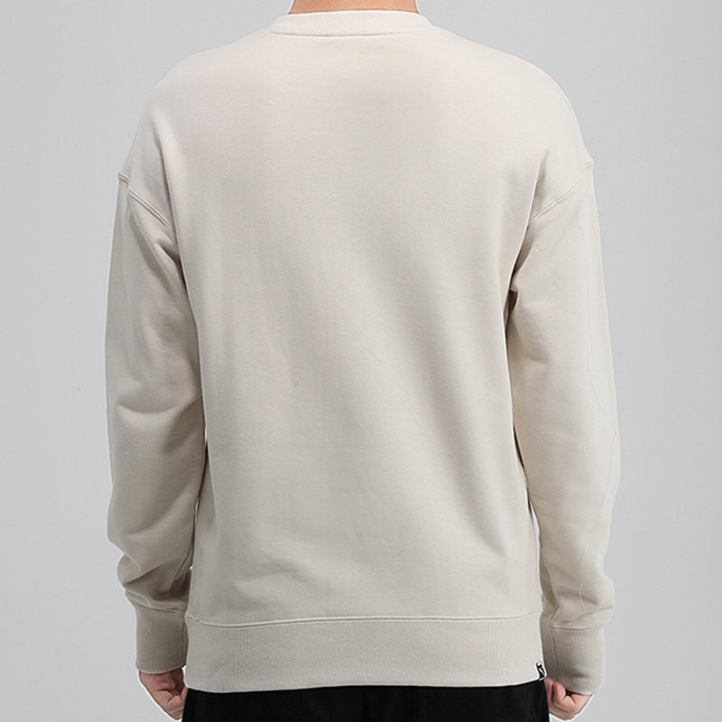 PUMA Athleisure Casual Sports Round Neck Creamy White 599173-85