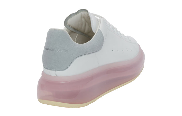 (WMNS) Alexander McQueen Oversized Sneaker 'White Dark Grey' 611698WHXMA9479