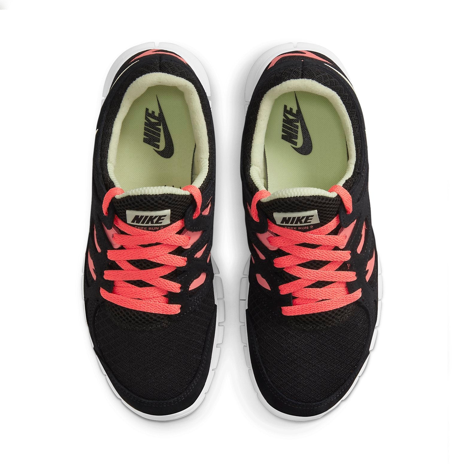 (WMNS) Nike Free Run 2 'Black Lime Ice' DM9057-002