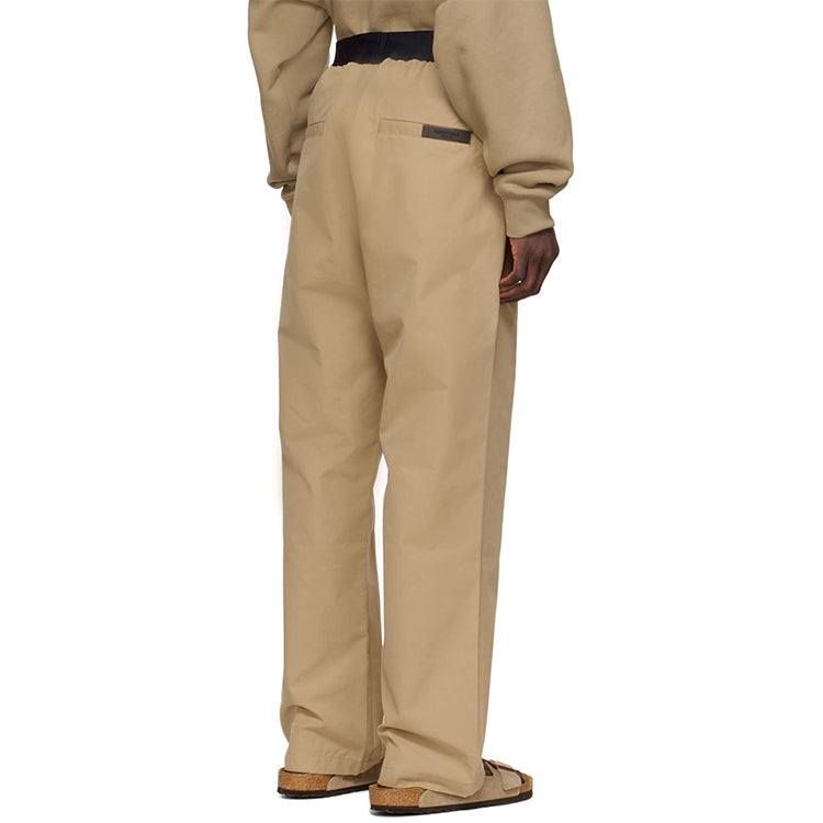 Fear of God Essentials Tan Cotton Lounge Pants Oak FOG-SS22-588