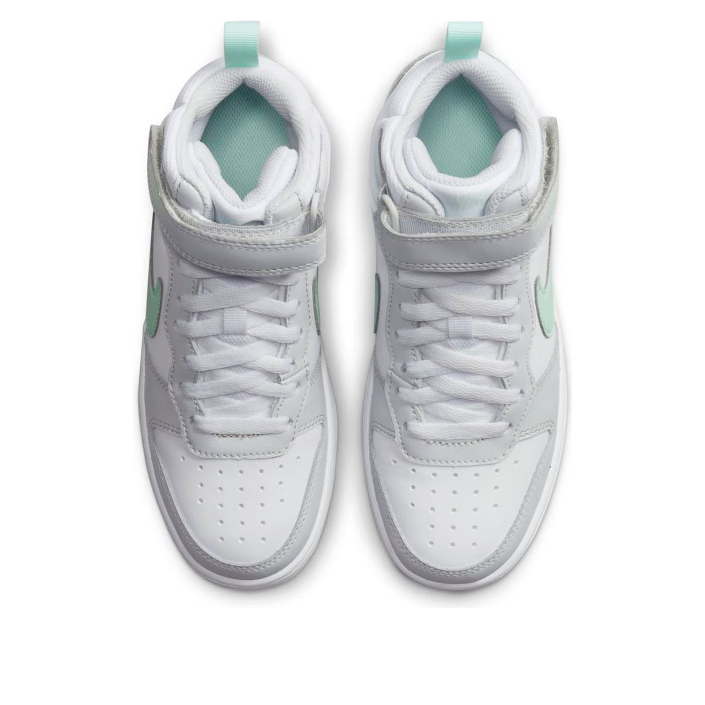 (GS) Nike Court Borough Mid 2 'Pure Platinum Mint Foam' CD7782-011