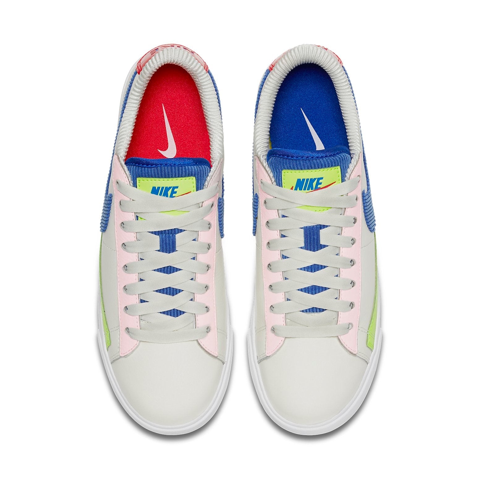 (WMNS) Nike 'S Blazer Low Sail/Racer Blue-Arctic Pink AQ4140-101