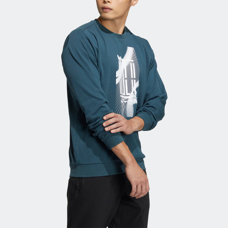 adidas WUJI Logo Pullover Jerseys Sportswear 'Teal' IA8184