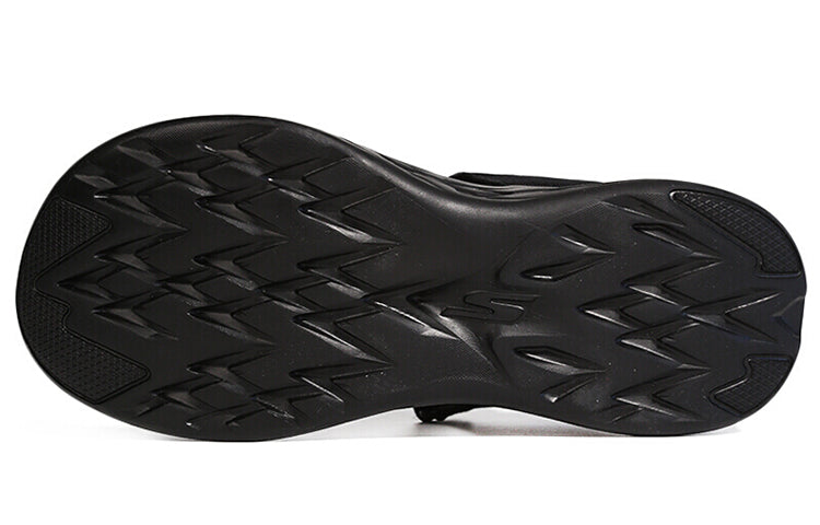 Skechers Lightweight Cozy Outdoor Beach Sports Black Sandals 55369-BBK