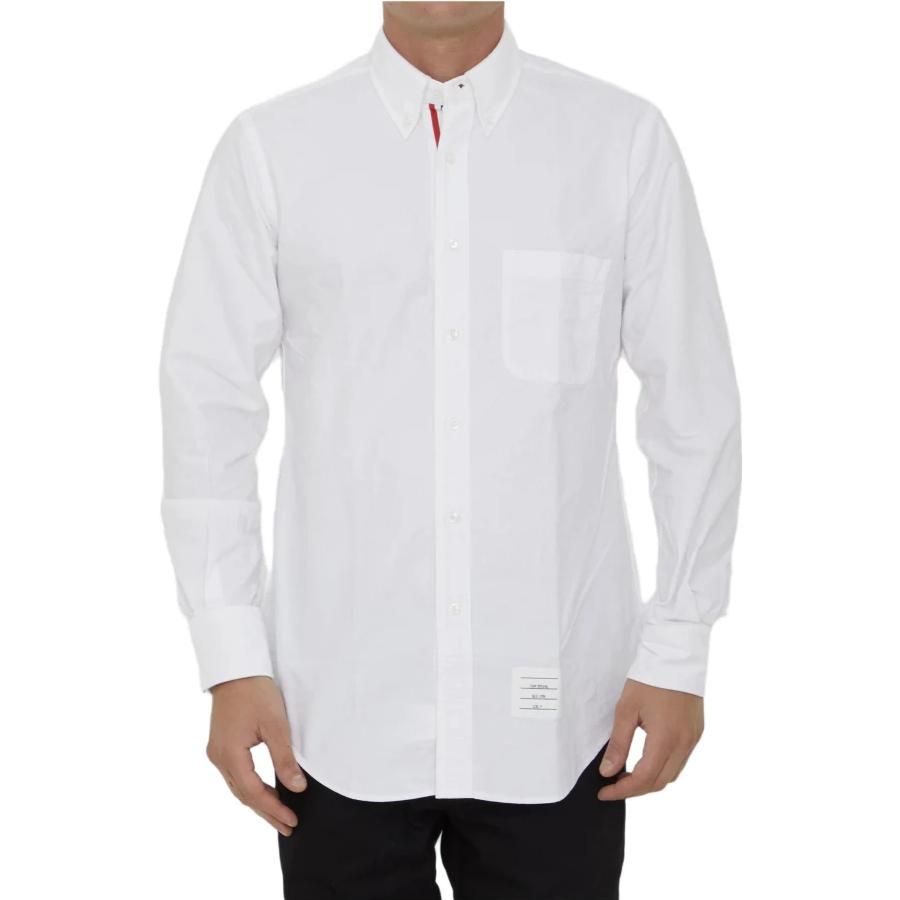 THOM BROWNE Oxford Shirt 'White' MWL010E-F0313-100