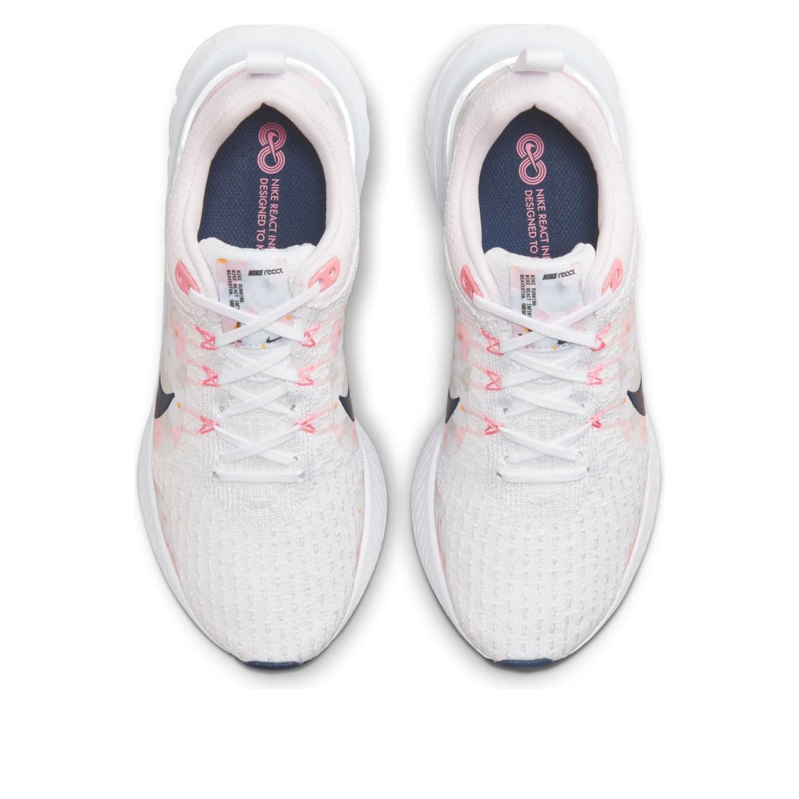 (WMNS) Nike React Infinity Run FK 3 PRM 'White Navy Pearl Pink' FD4151-100